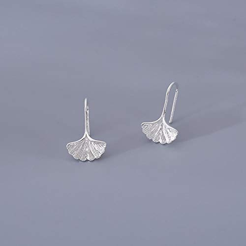 Ohrstecker Ohrring Damen 925 Sterling Silber Sweet Simple Leaf Ginkgo Biloba Ohrstecker Frauen Ohrringe