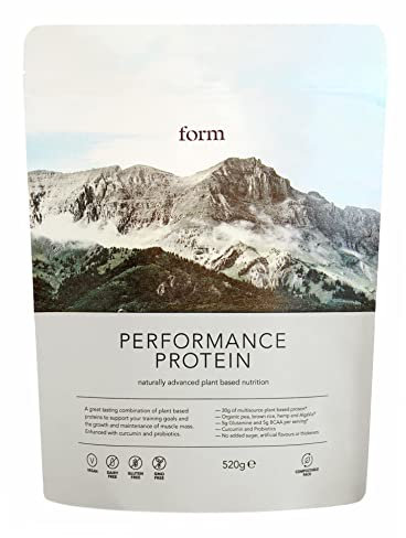 Form Performance Protein - Vegan Protein Powder - 30g of Plant Based Protein per Serving, with BCAAs and Digestive Enzymes. Perfect Post Workout. Tastes Great with Just Water!