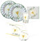 BIGIEMME Kit n.78 Set addobbi tavola Prima Comunione Olive Green addobbi Festa Sacramento Comunione Bambini Bimbi allestimento Party Festa a Tema Cerimonia Calice