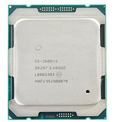 CPU E5 2680 V4 CPU Procesador 14 Core 2.40GHz 35MB L3 Cache 120W SR2N7 Acceso a la Placa Base de computadora de Alta Cali