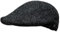 WEROR Herren Flatcap Schirmmütze Schiebermütze Cap Mütze WEROR-408.1 (56-57, Anthrazit)