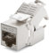 deleyCON 1x CAT 7 Keystone Jack Modul Optimal für CAT7 CAT6 CAT6a Verlegekabel Verbinder Patchkabel Netzwerkkabel STP Schirmung RJ45 Buchse 1000 MHz 10 Gbit/s Schneidklemme (LSA)