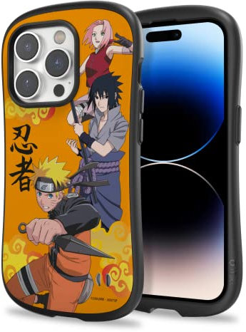 iFace Naruto Shippuden Case for iPhone 14 Pro (6.1 inch) – First Class Shockproof Anime Protective Cell Phone Cover – Naruto/Sasuke/Sakura