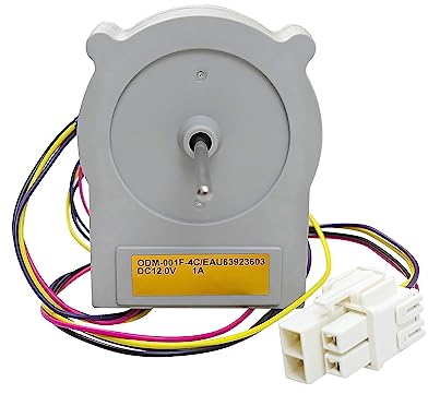 Kühlschrank Verdampfer Lüfter Motor Montage Kompatibel mit LG Kühlschrank Ersatz EAU63923603 PD00045140 AP6317197, Spannung DC 12V Strom 1,0 A