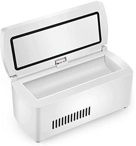 TOYOCC Petit réfrigérateur portatif portatif de Voiture Rechargeable de Refroidissement Intelligent de Mini médecine de médecine, glacière d'insuline pour la Petite boîte de Voyage de température c