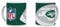 New York Jets NFL Tasse Becher Kaffeetasse Mug ** Shadow Logo and Shield ** 330 ml