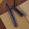 HONG DIAN Hongdian C1 Fountain Pen Extra Fine Nib, Dark Blue & Classic Retro Design Metal Pen with Ink Converter