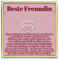 Beste Freundin Kette Geschenke für Freundschaft Geschenk Freundinnen Geschenk zum Geburtstag Halskette Geschenkideen Geburtstagesgeschenke Weihnachten Muttertagsgeschenke Herzkette Herz Schmuck Frauen