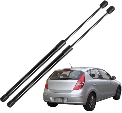 KizmiQ 2 Stück Kofferraum Gasfeder für Hyun-dai i30 (FD) Hatchback 2007-2012 Heckklappe Gasdruckdämpfer Gasdruckfeder Stützen Heckklappendämpfer StoßDäMpfer