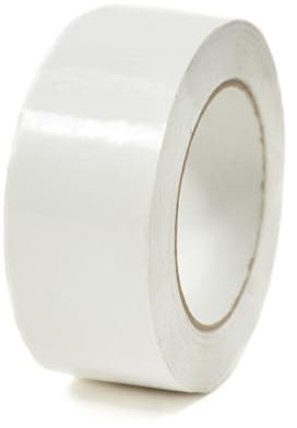 masquepack x6 Cinta Adhesiva de Embalar Acrílica Blanca para Embalaje Resistente y Duradero. Paquete de 6 precintos (6, Blanca, 48 mm x 66 metros)