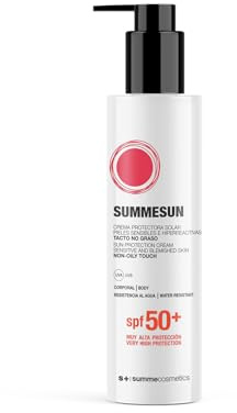 Summecosmetics - 25012 Sumesun LSF 50+ Sonnencreme für empfindliche Haut, 200 ml