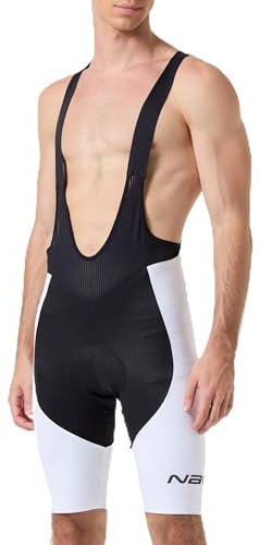 NALINI 03241201100C000.10 Veloce Bib Uomo Salopette Corte da Ciclismo White S