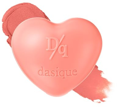 Dasique Souffle Color Pot 02 Pomelo Pudding – Creme Blush & Rouge mit natürlichem, mattem Finish, 2-in-1 Lippen- und Wangenrouge, Langanhaltend & Multi-Use, K Beauty Makeup, Koreanisches Make up