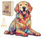 PASJO Holzpuzzle Erwachsene mit Hundemotiv 300 Teile 40x38 cm Geschenkidee für Kinder Hund Einzigartige Tierförmige Puzzle Creative Jigsaw für Erwachsene