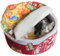 Japanese Ramen Bowl Pet Bed, Novelty Noodle Cup Cat Dog Cuddle House, Premium Plush Cushioned Pet Nest with PP Cotton Padding, Semi-Enclosed Cozy Pet Sleeping Cave, Machine Washable (S)