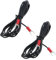 Be In Your Mind 2 Stück Erdungskabel für Plattenspieler 2 M HiFi-Erdungskabel mit 18 AWG-Kabel Und 5 Mm U-Typ-Anschlüssen für Plattenspieler mit Magnetischer Tonabnehmerkartusche