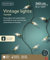Lumineo Lichterkette Vintage Lights Twinkle warm weiß - 360 LEDs - 35,9 Meter - grünes Kabel - Indoor - Timer - 8 verschiedene Lichtfunktionen