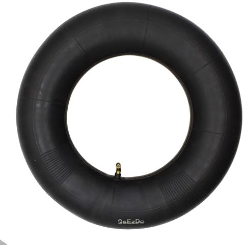QsEzDo 4.00-8 Inner Tube, with Bent Valve Tyre (1 pack), work for Wheelbarrow Barrow Sack Truck Trolley Spare Wheel,and more
