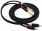 OSALADI Audio Kabel Gold Plated RCA Zu Klinke Hochwertiges Musik Und Instrumentenkabel Für Mischpulte Lautsprecher Und Tonstudios Aluminiumgehäuse Mit Abschirmung