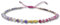 Lu&Ann Lustre Stones Damen Armband – Handgemacht mit Spinell & Miyuki Perlen, Zart, Verstellbar, Ideal für Alltag & Layering (Rose Twilight)