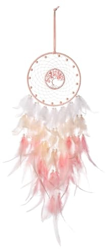Trees of Life Crystal Dream Catcher - Trees of Life Handmade Feathers
