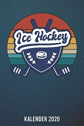 Kalender 2020: Eishockey Retro A5 Kalender Planer für ein erfolgreiches Jahr - 110 Seiten