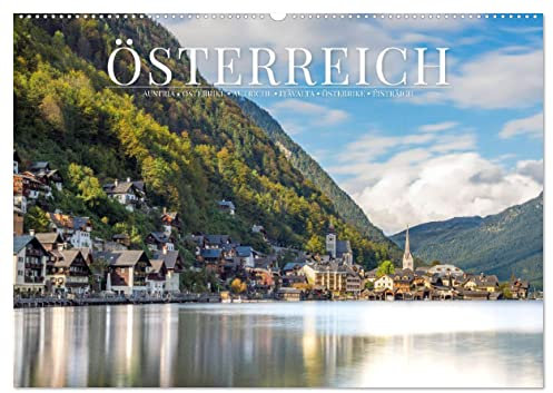 Alpenland Österreich (Wandkalender 2025 DIN A2 quer), CALVENDO Monatskalender