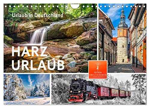 Harz - Urlaub (Wandkalender 2026 DIN A4 quer), CALVENDO Monatskalender: Der Harz, wunderschöne Landschaft mit vielen Facetten und attraktives Urlaubsziel. (CALVENDO Natur)