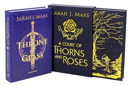 Sarah J Maas 2 Books Collection Set (Throne of Glass, A Court of Thorns and Roses)