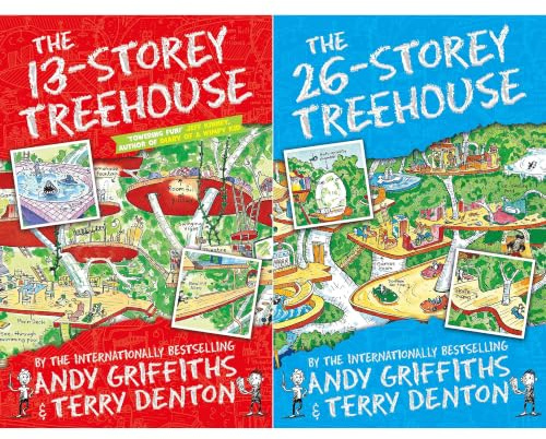 The Treehouse Collection: 2-Book Set by Andy Griffiths & Terry Denton (The 13-Storey Treehouse, The 26-Storey Treehouse)