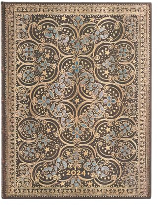 Paperblanks 12-Monatskalender 2024 Restauration | Vertikal | Ultra (180 × 230 mm)