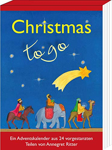 Christmas - to go: Ein Adventskalender aus 24 vorgestanzten Teilen (Adventskalender für Erwachsene: zum täglich Basteln)