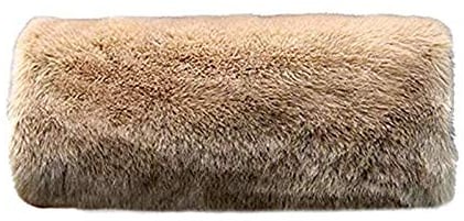 SwirlColor Hand Muffs Kunstpelz Muff für wärmende Hand im Winter (Khaki)