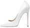 GENSHUO Stiletto Stiletto High Heels, 12CM/4.72IN Damen Pumps Spitz Party High Heels Sexy Basic Schuhe Damen Geschlossen Abendschuhe Lack/Wildleder ，Weiß 42 EU(12 US)