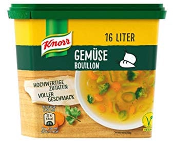 Knorr Gemüsebouillon Dose Ergiebigkeit, 3er Pack (3 x 16 l)