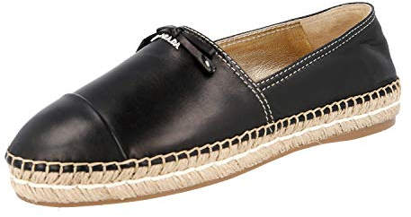 Prada Damen Schwarz Leder Schuhe 1S740F 038 F0002 36.5 EU