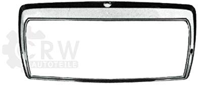 Rahmen Kühlergitter vorne für W124 Bj. 12.84-06.93 verchromt