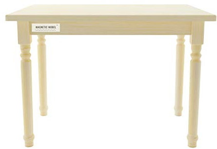 Magnetic Mobel Esstisch Küchentisch Tisch Kiefer massiv Restaurant (60x120, Lackiert Kiefer)