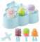 Moldes Helados Silicona, Mini Moldes para Helados Sin BPA, Poleras Helado Bebe, Moldes Polos Niños, Ice Cream Mold, Ice Lolly Moulds, Linda Molde para Hacer Helados Caseros