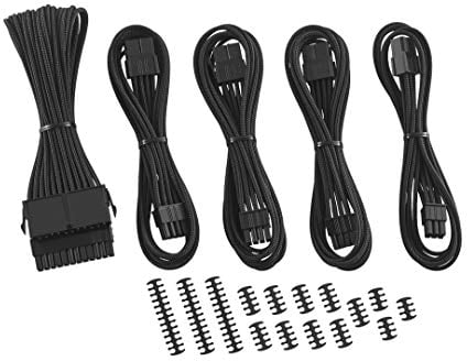 CableMod CLASSIC ModMesh Kabelverlängerungsset (Serie 8+6, Schwarz)