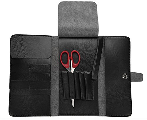 Friseurwerkzeug Tasche Haarscherentasche Multifunktionale Schere Kamm Aufbewahrungskoffer Tragbarer Verpackung für Friseure