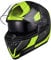 ORIGINE Integral-Helm Full-Face Motorrad-Helm ECE mit Visier (Advanced Fluo Yellow-blk MATT, XL)
