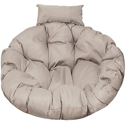 Sitzkissen für Hängesessel Rund, Schaukelstuhl Sitzkissen Auflagen Polster für Rattan, Hängeschaukel Kissen Pad für Patio Garten, Hängestuhl Wechselkissen, Waschbar