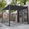 Tenda parasole rettangolare impermeabile 3x5M Per Balconi Arredo Giardino Gazebo, Telo Copertura Pergolato Tenda Da Giardino Vela Ombreggiante Protezione Raggi UV, Grigio Chiaro