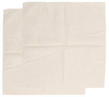 2-teiliges Monk-Tuch-Set, Primäres Tufting-Tuch, Großes Overlock-Tufting-Tuch Für DIY-Teppich-Tufting, Schnittflor-Teppich-Tufting-Pistole, 35,9 X 34,9 Cm