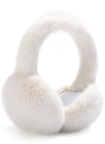 Bcenoilua Cache-oreilles pour Femme Hiver Chaud Chauffe-oreilles Doux Couvre-Oreilles en Peluche Pliable Anti Froid Chauds Extérieur Protège-oreilles Earmuffs de Mode Classique