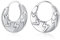Lightning Bolt Hoop Earrings Sterling Silver Flash Earrings Lightning Jewelry Lightning Bolt Huggie Earrings for Women Men