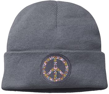 NIMAMA Mütze Beanie Smile Glitch Wintermütze Statement Spruch Print Geschenk Unisex Strickmütze für Herren & Damen - Dunkelgrau