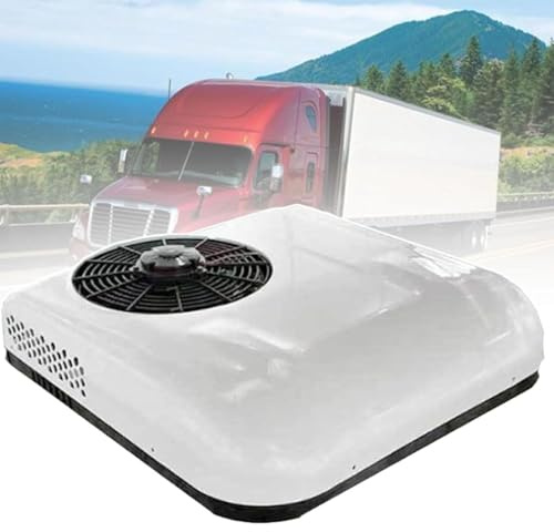 RayGenius Climatiseur de Toit pour VR, pour SUV Motorhome Truck Camper Van Caravans pour Truck RV Boat Automotive Camper Travel Trailer,12VDC-White