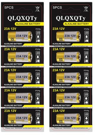 QLQXQTy 23A 12V Alkaline Batteries a23 10-Pack